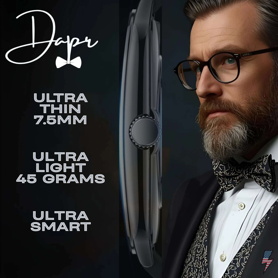 Discover the Hottest Trends in Men's Watches for 2025: A stylish man showcasing an ultra-thin, ultra-light, ultra-smart watch.