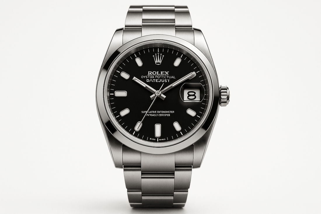 Is a Rolex really worth it? Silver Rolex Datejust watch with black dial and date feature