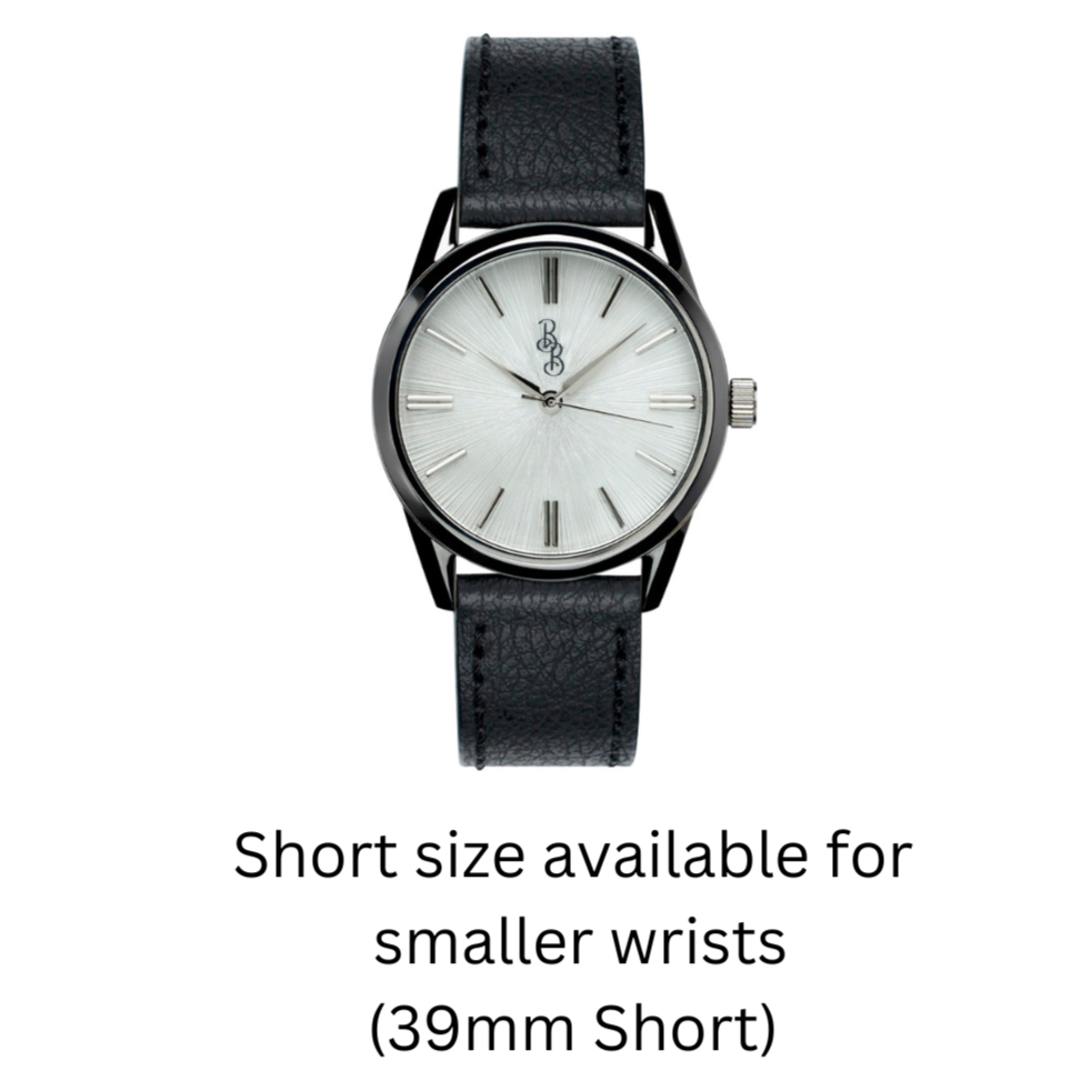 White Sunburst Watch