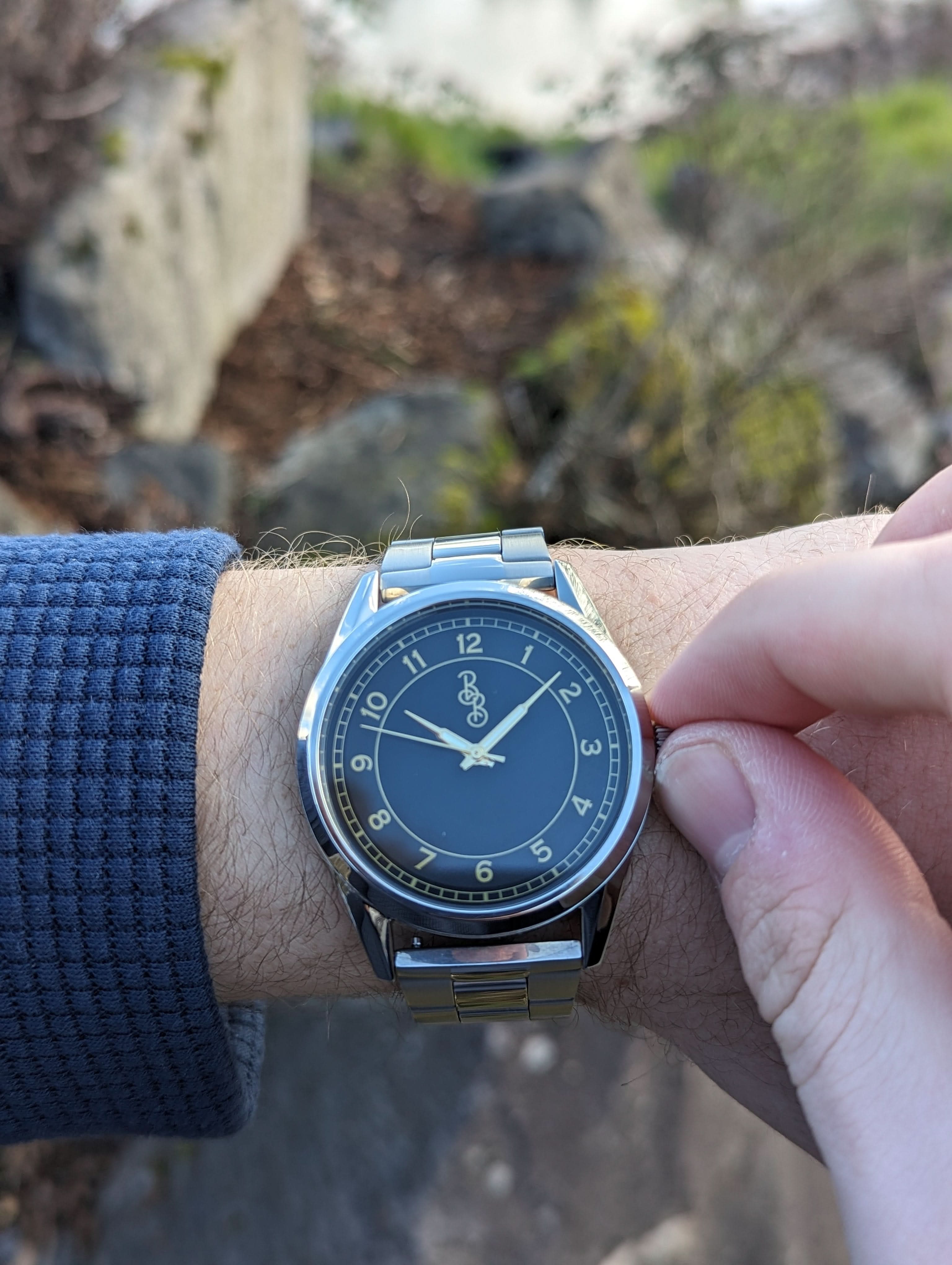 Black and Gold Classic Watch