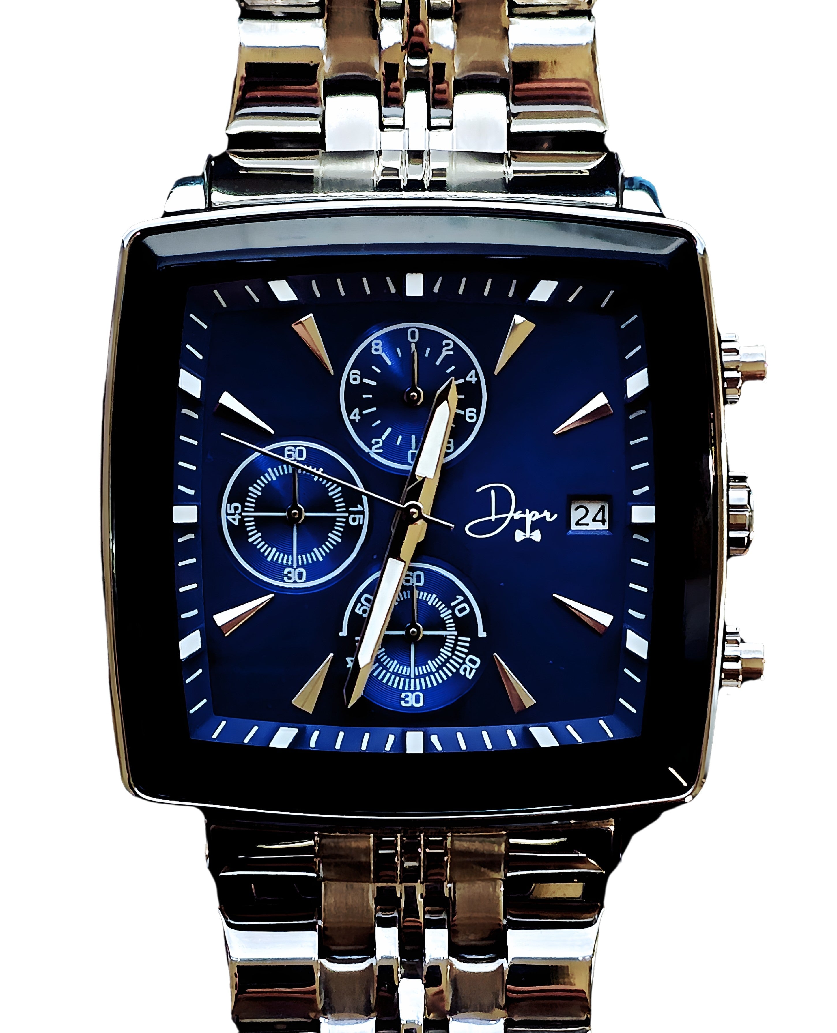 Blue Chrome Quartz – The Modernist by Dapper Watches - Dapper Watches