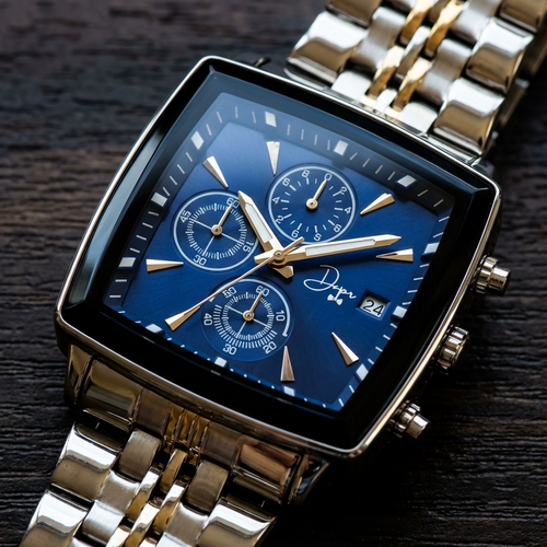 Blue Chrome Quartz – The Modernist by Dapper Watches - Dapper Watches