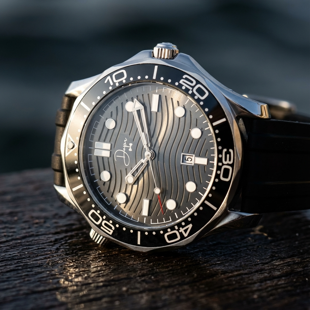 The Black Ocean – Luxury Timepiece Meets Minimalist Elegance - Dapper Watches