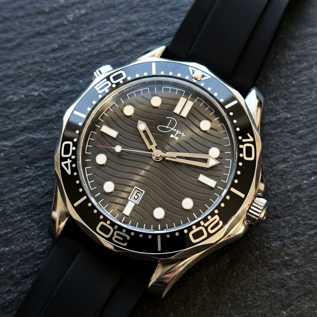 The Black Ocean – Luxury Timepiece Meets Minimalist Elegance - Dapper Watches