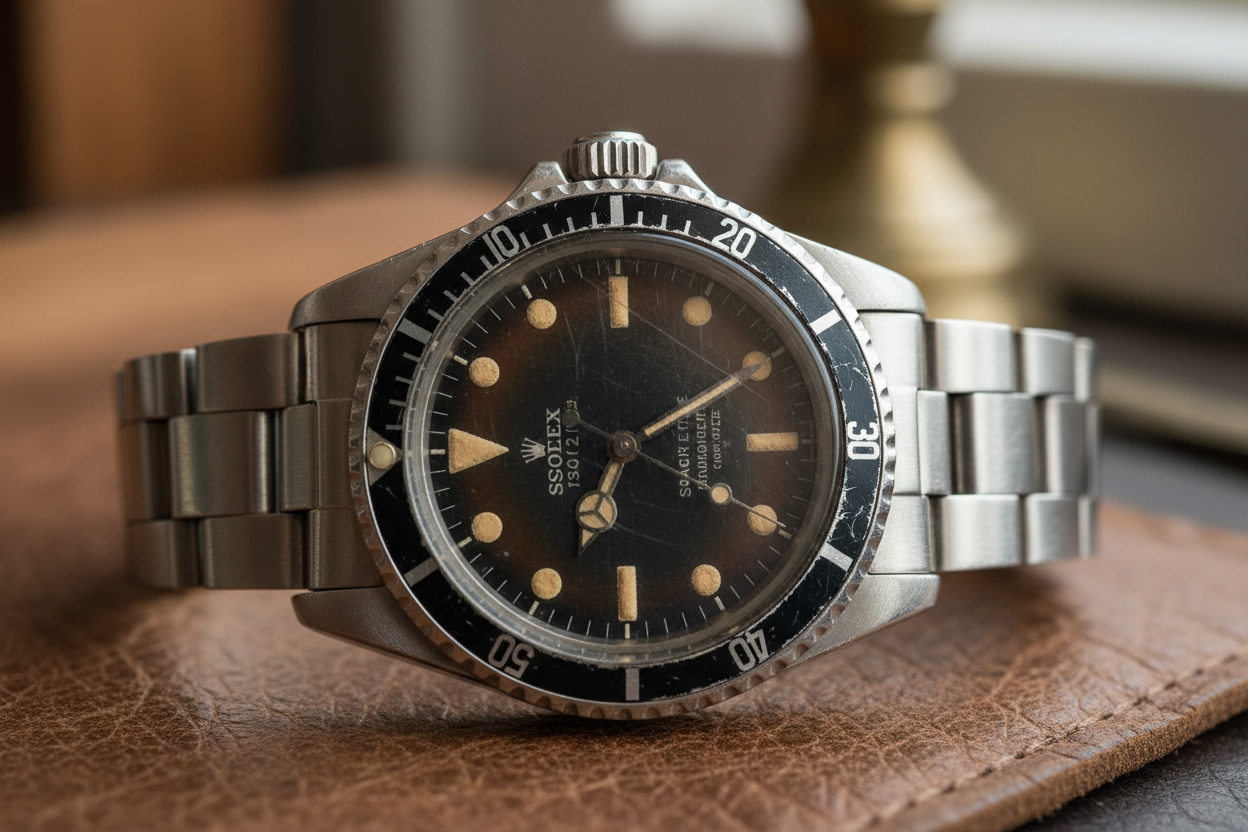 OLD LOOKING ROLEX WATCH