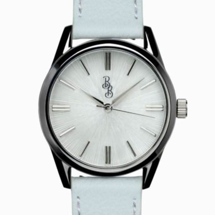 White Sunburst Watch