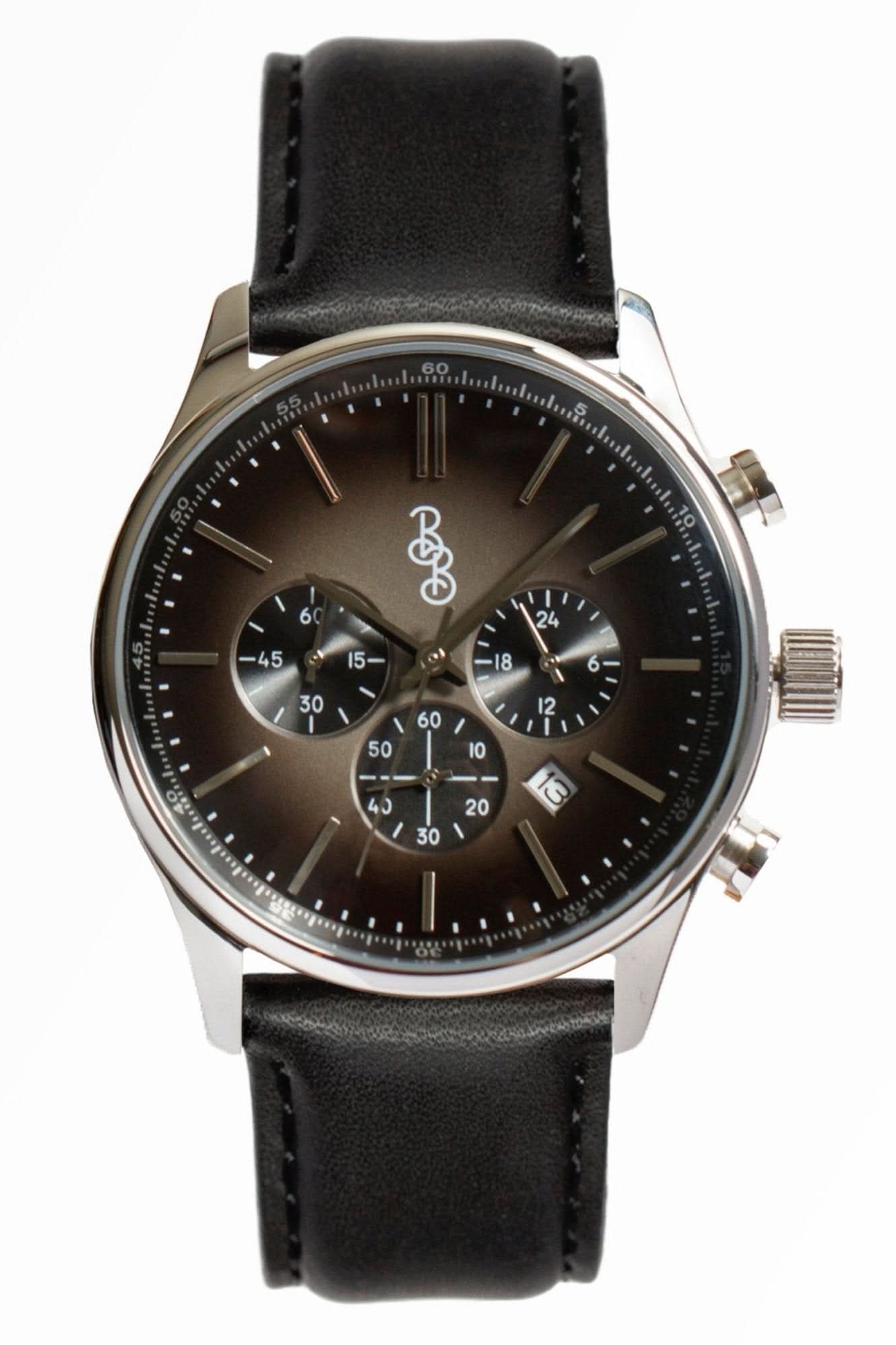 Gray Retro Chronograph